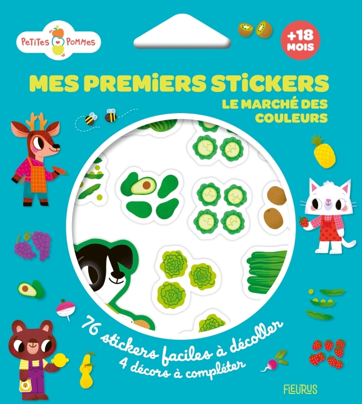 Mes premiers stickers - Le marché des couleurs