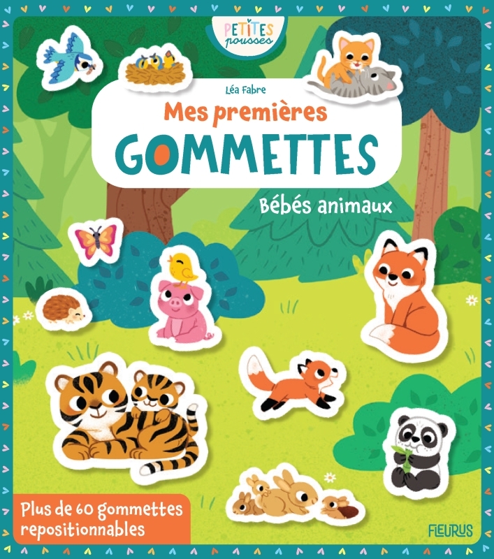Mes premières gommettes - Bébés animaux