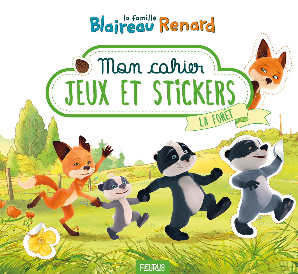 Mon cahier jeux et stickers   La forêt
