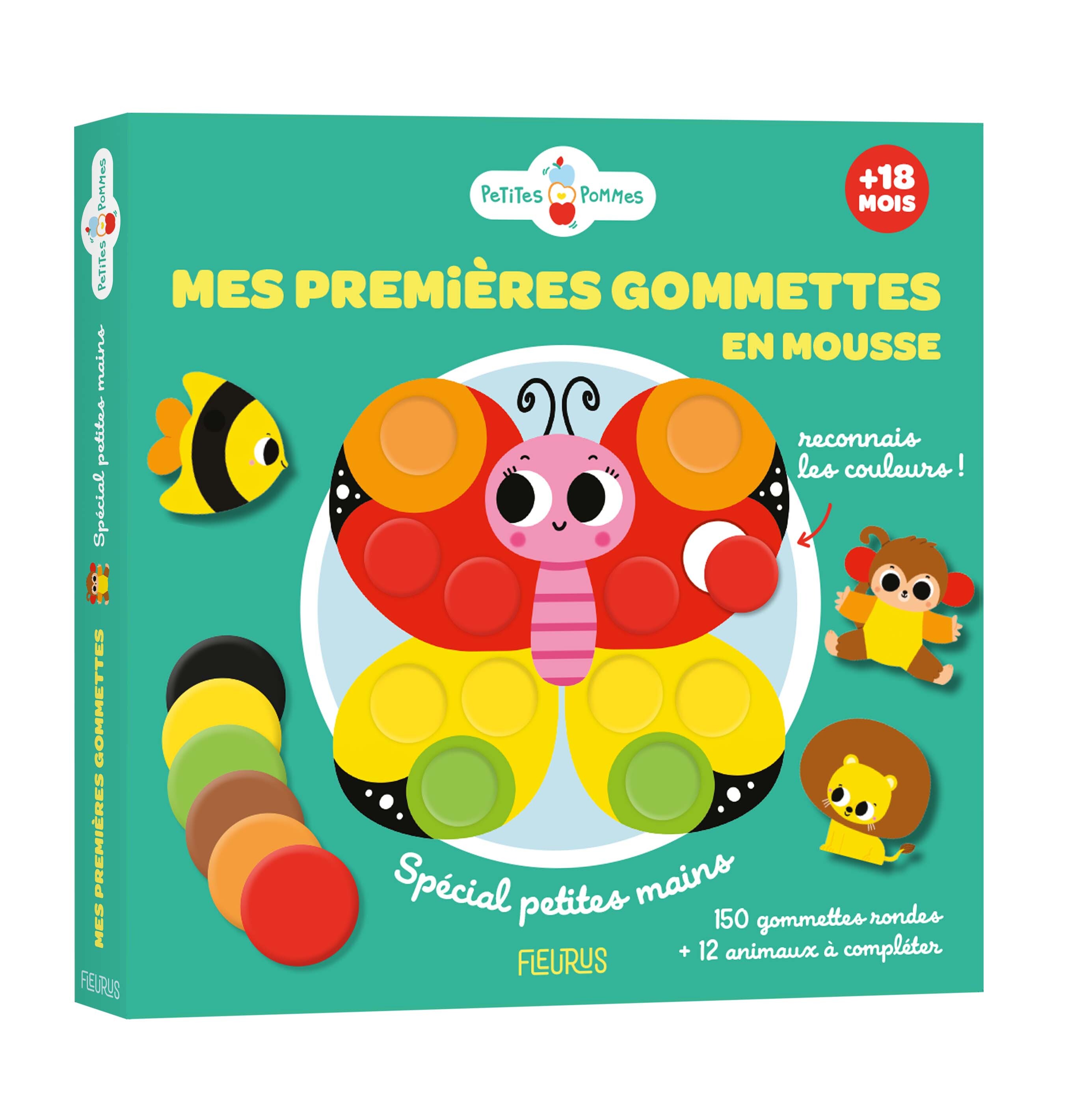 Mes premières gommettes mousse   Reconnais les couleurs !