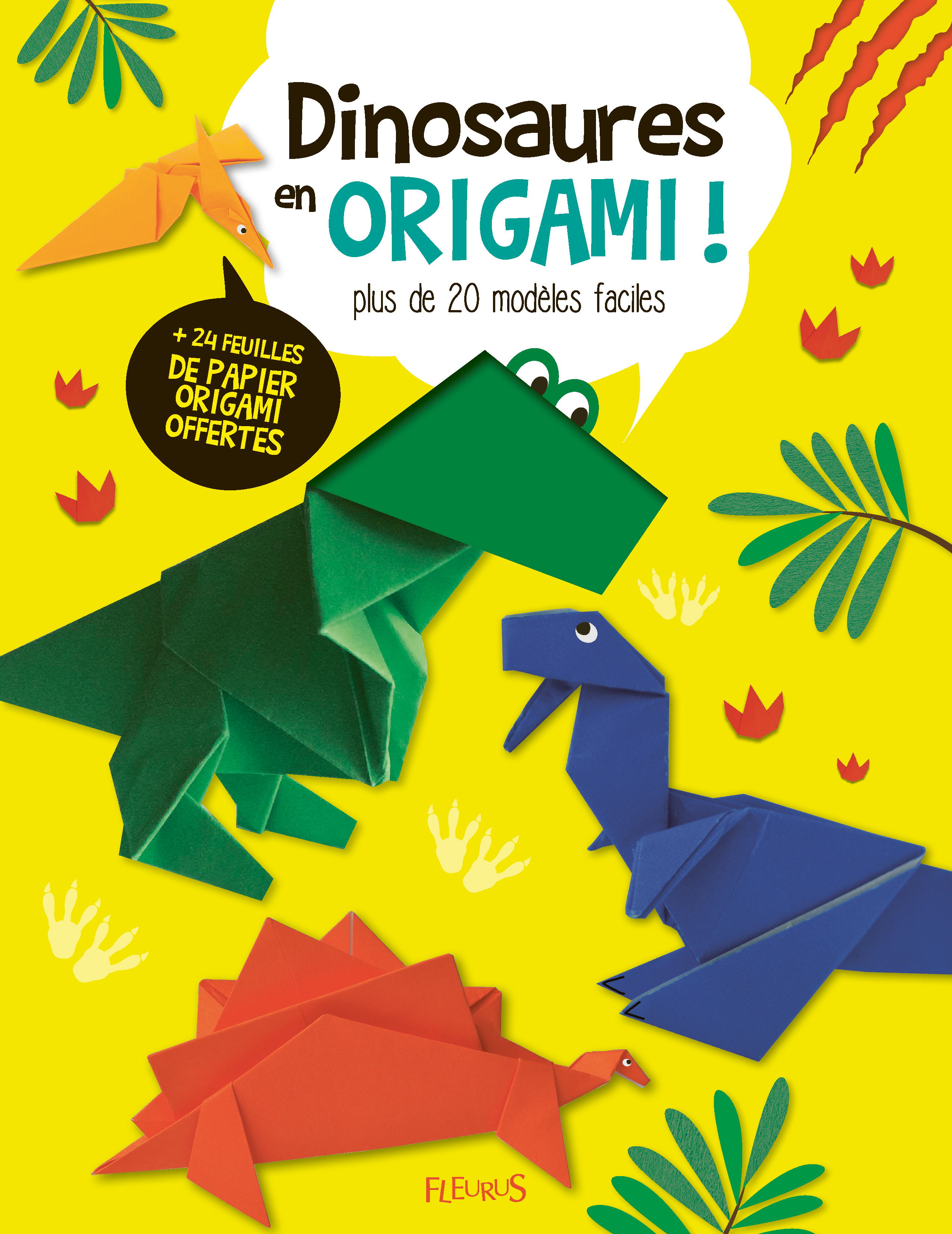 Dinosaures en origami !