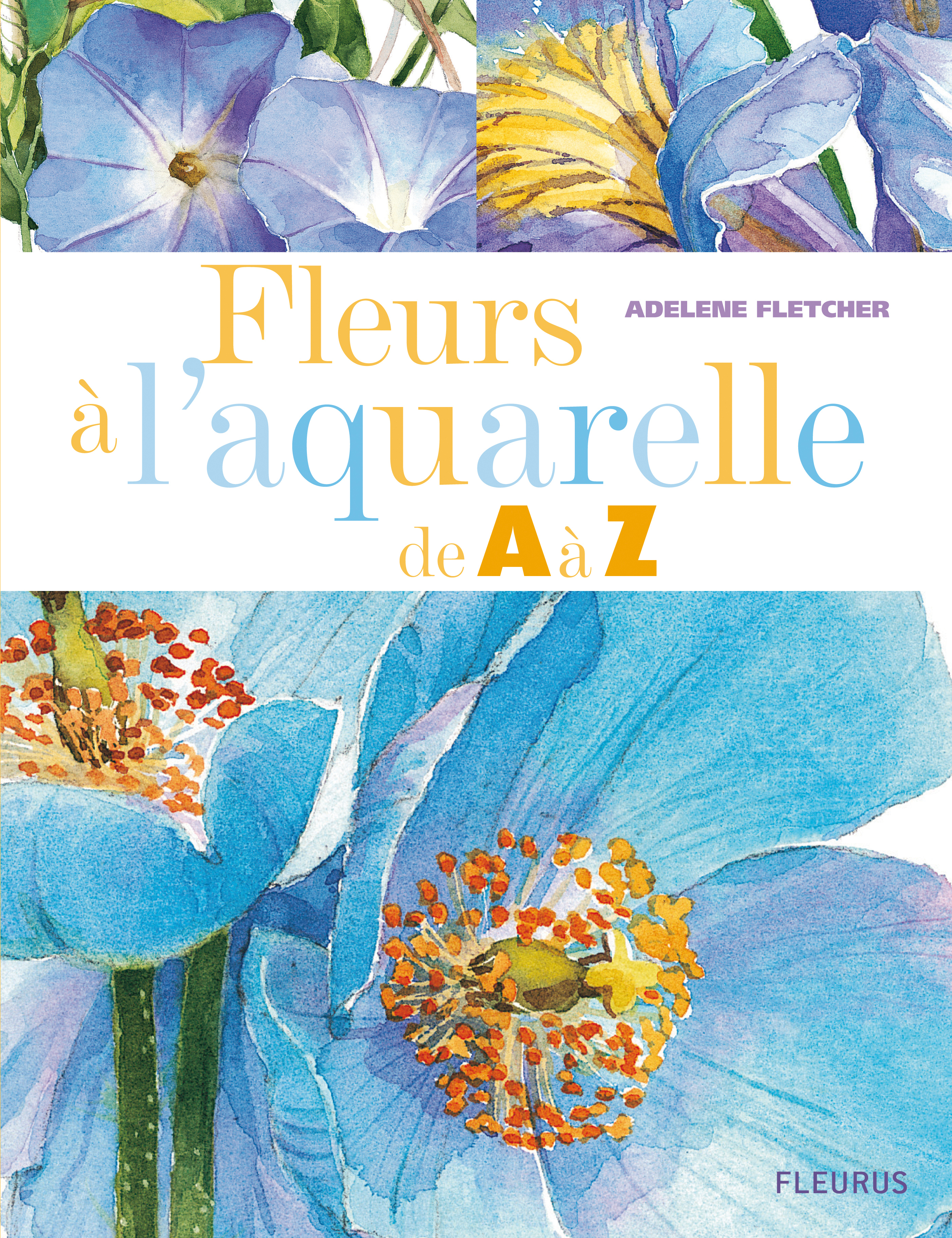 Fleurs à l'aquarelle de A à Z