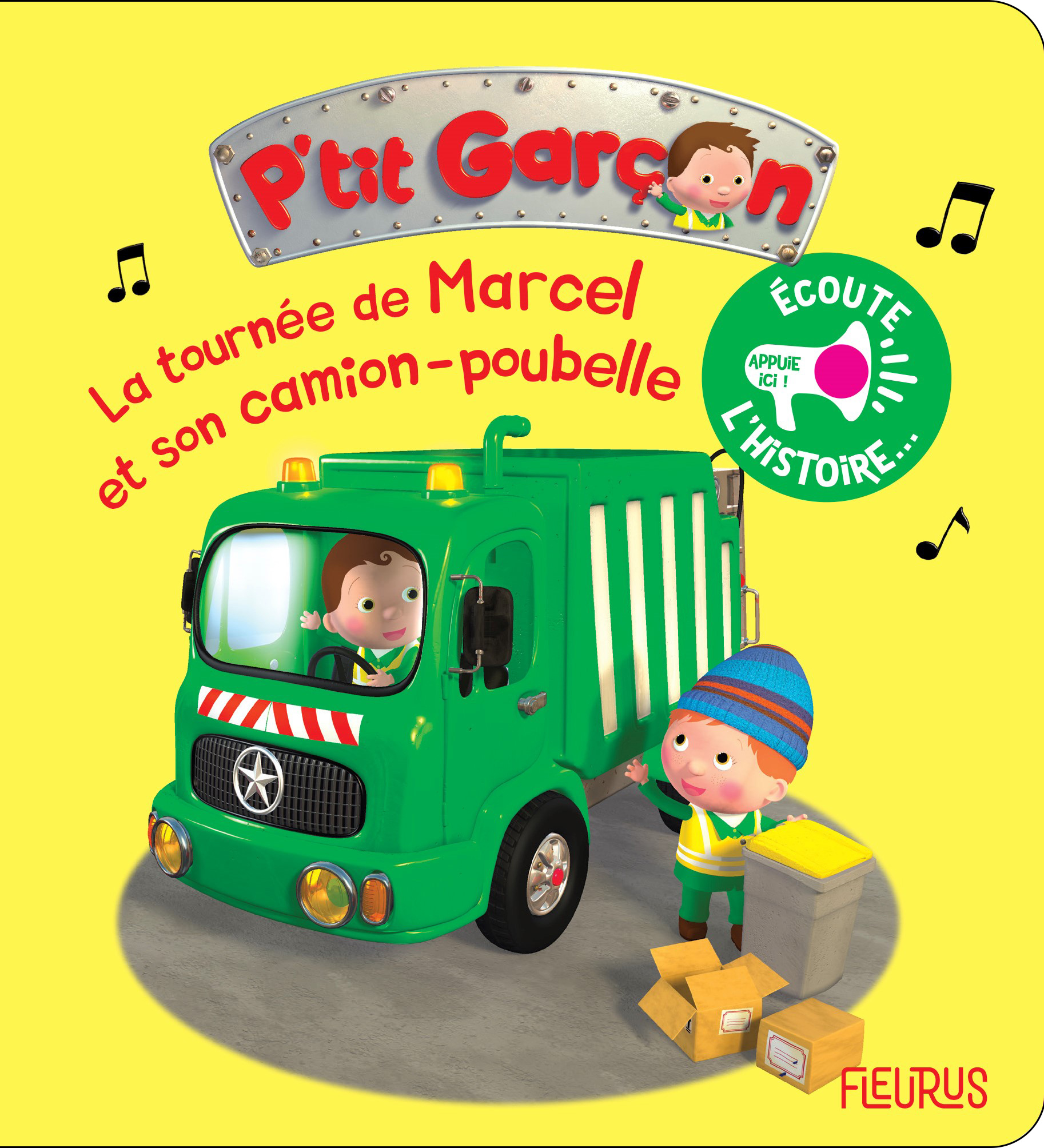 La tournée de Marcel et son camion poubelle