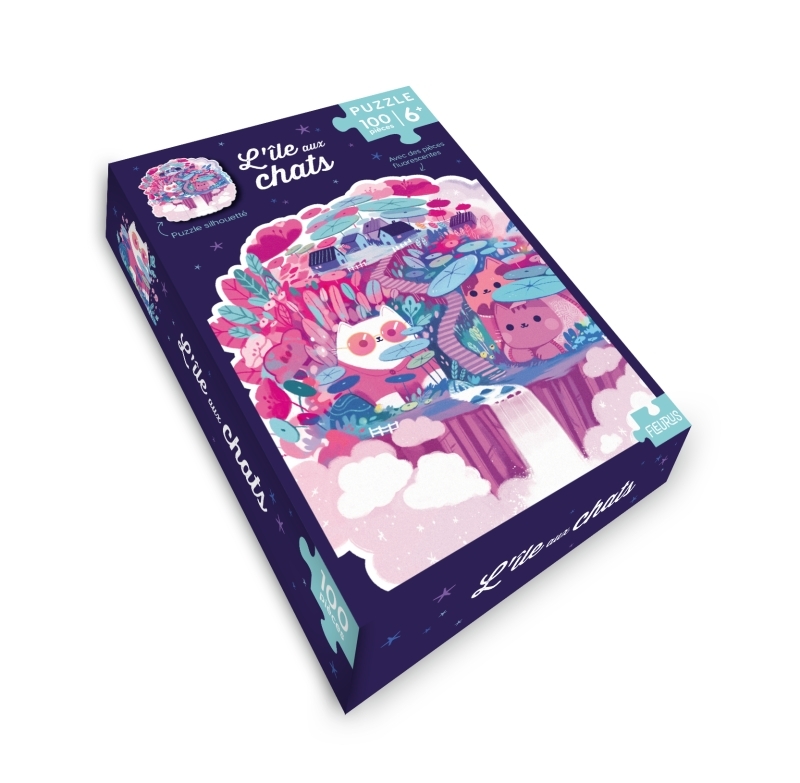 Puzzle - L île aux chats (100 pièces)