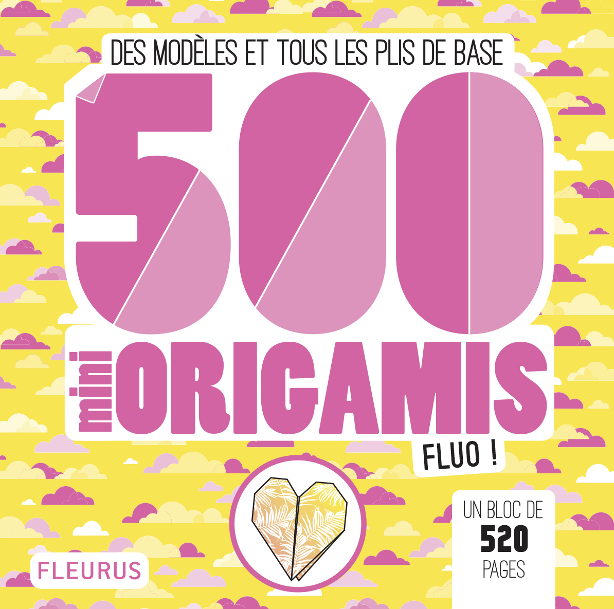 500 mini origamis fluo !