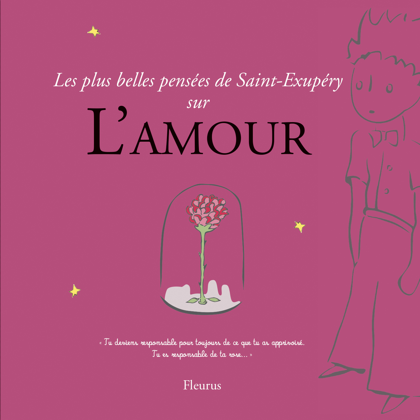 LES PLUS BELLES PENSEES D'ANTOINE DE SAINT-EXUPERY SUR L'AMOUR