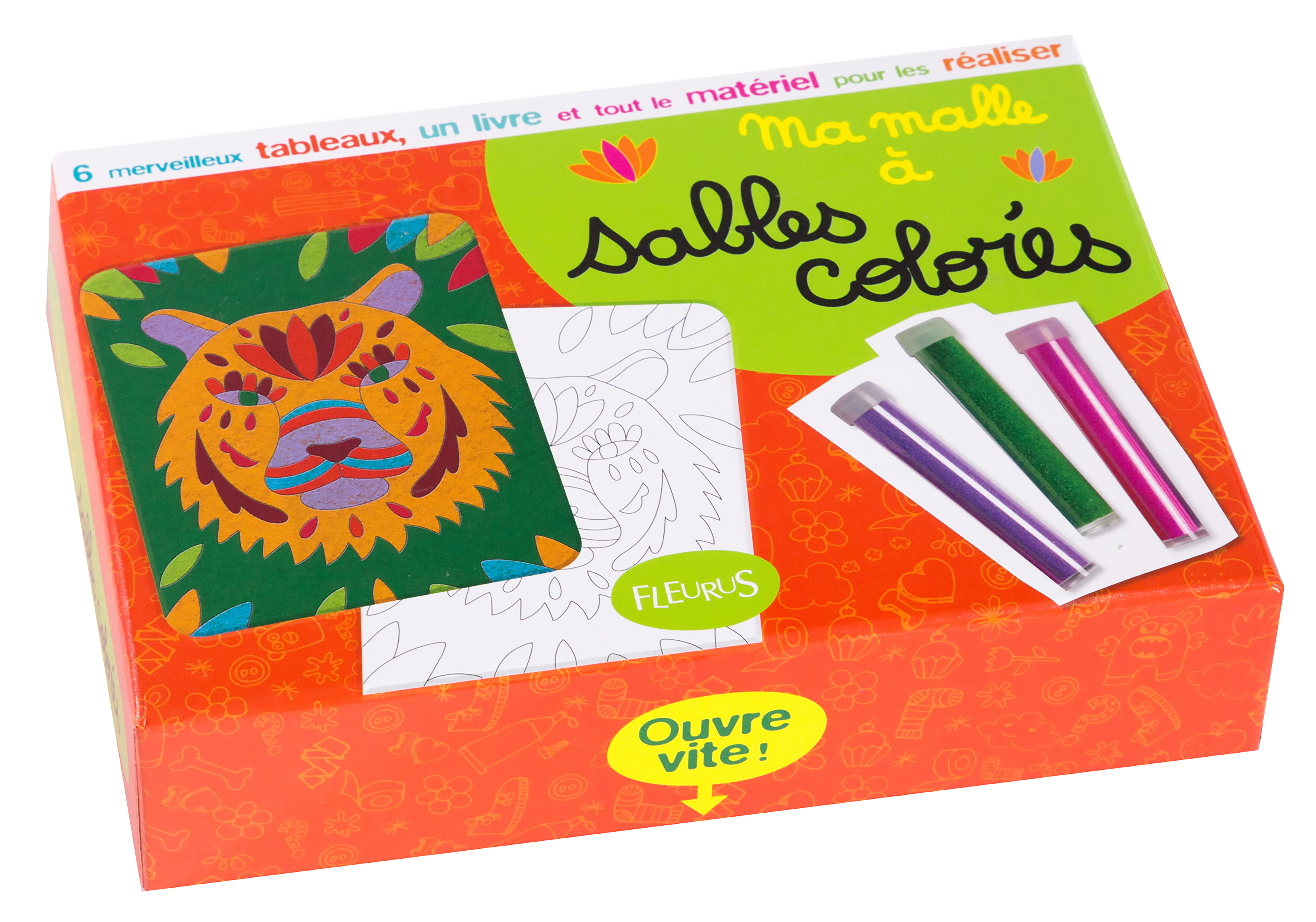 Ma malle à sables colorés