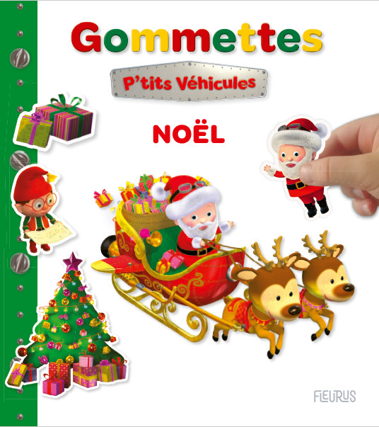 Mes premières gommettes P'tits véhicules - Noël