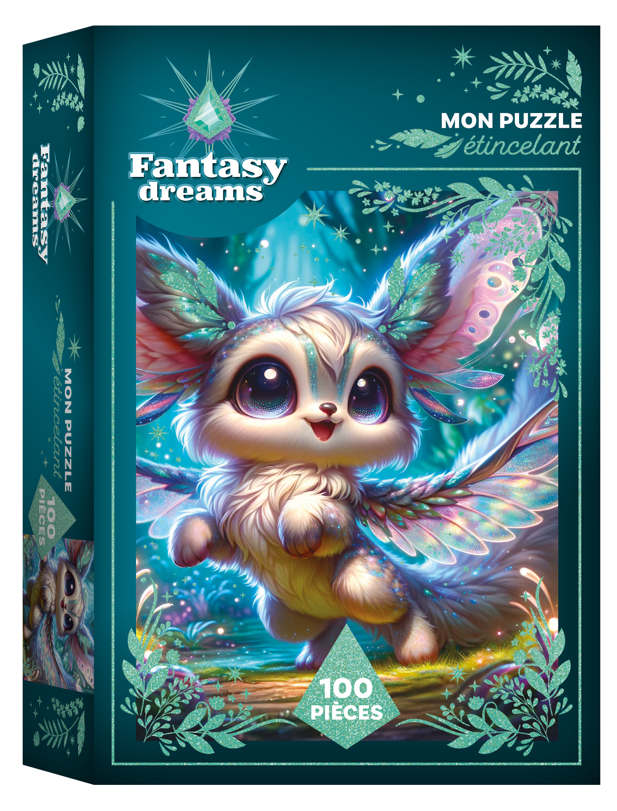 Mon puzzle étincelant Fantasy Dreams 2025 (100 pièces)