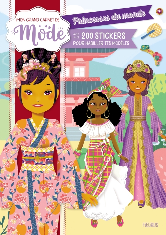 Mon grand carnet de mode - Princesses du monde