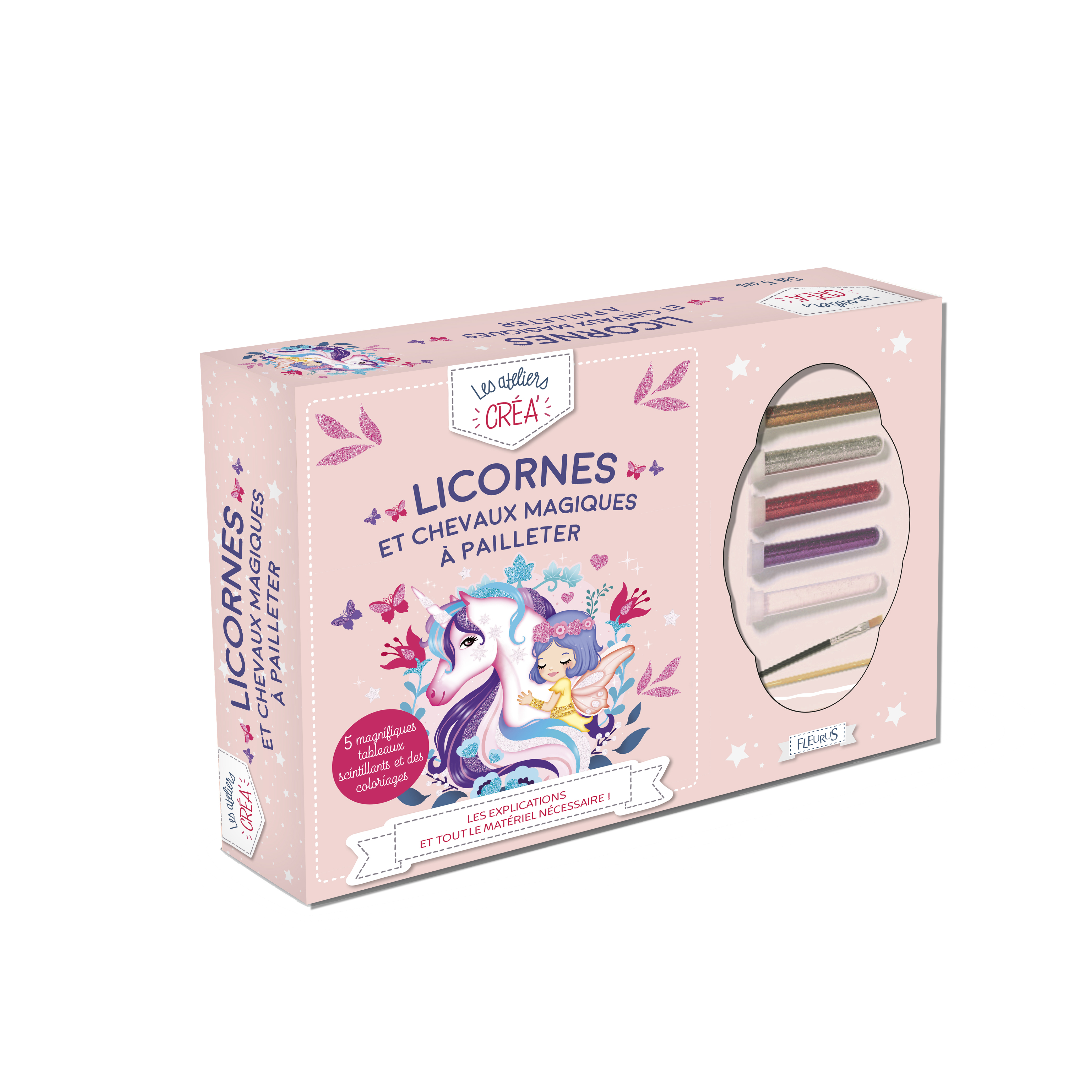 Licornes et chevaux magiques à pailleter