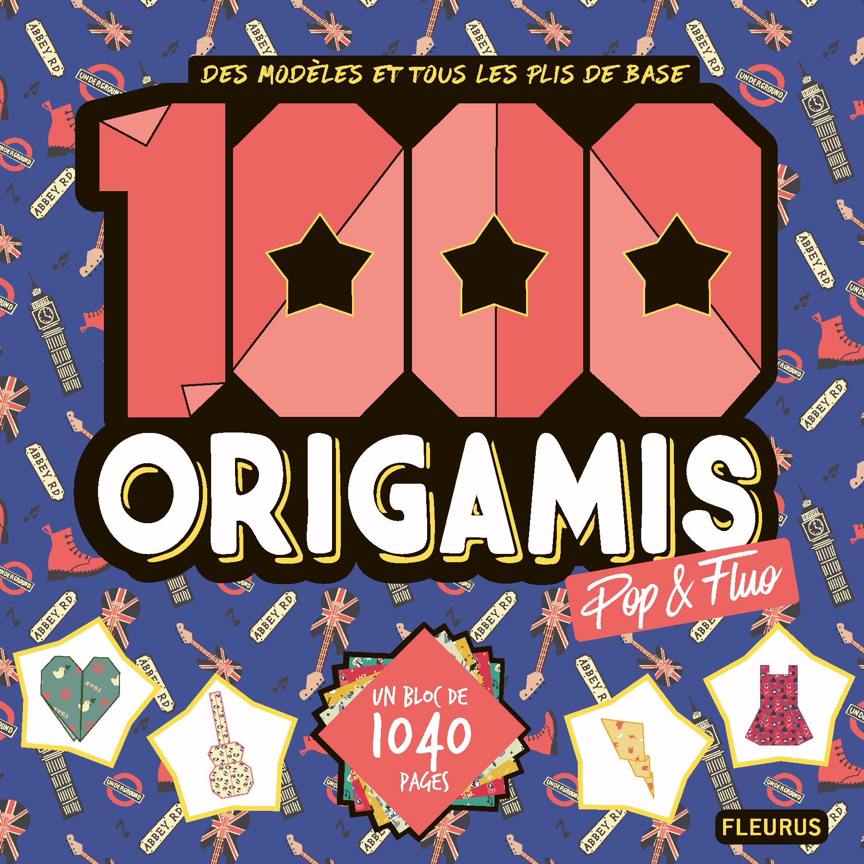 1000 origamis pop & fluo