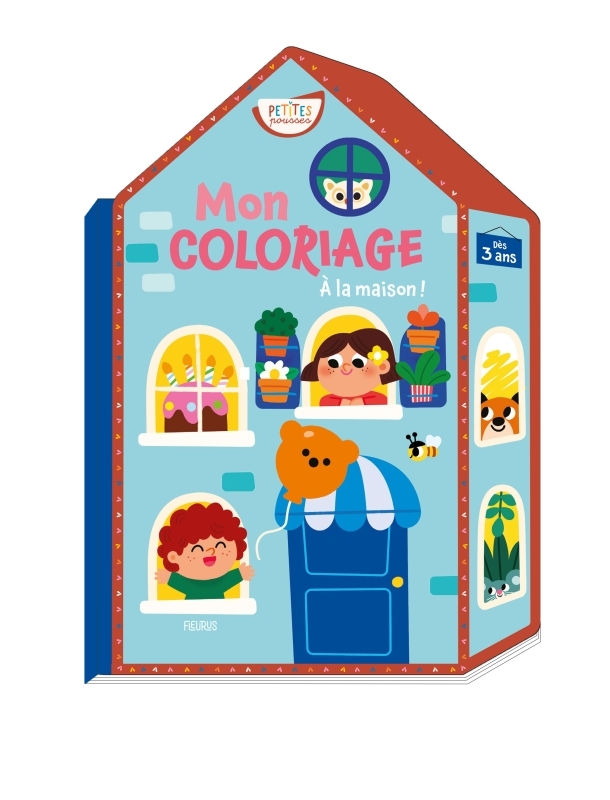 Mon coloriage Petites Pousses - A la maison