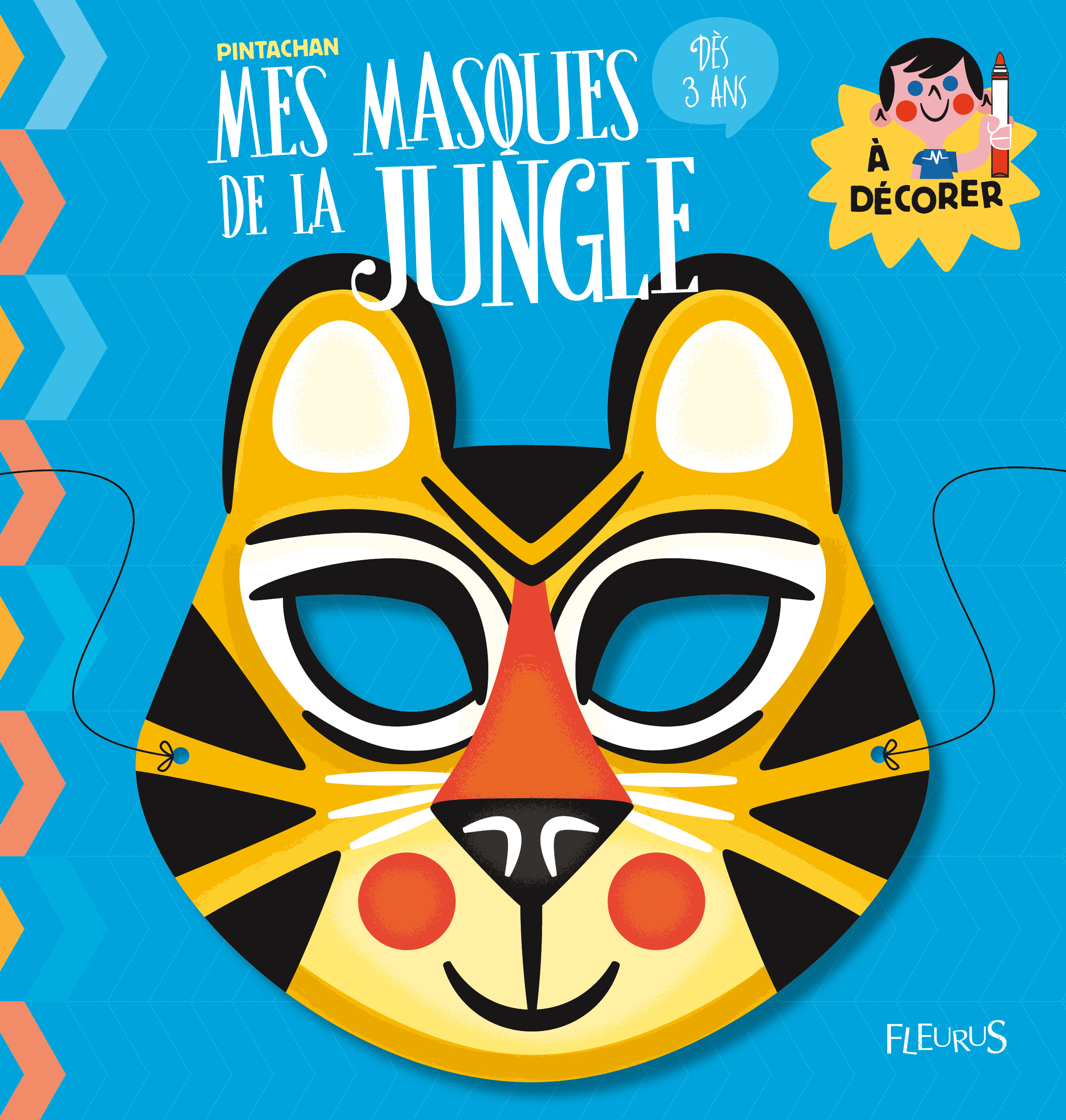 Mes masques de la jungle à décorer