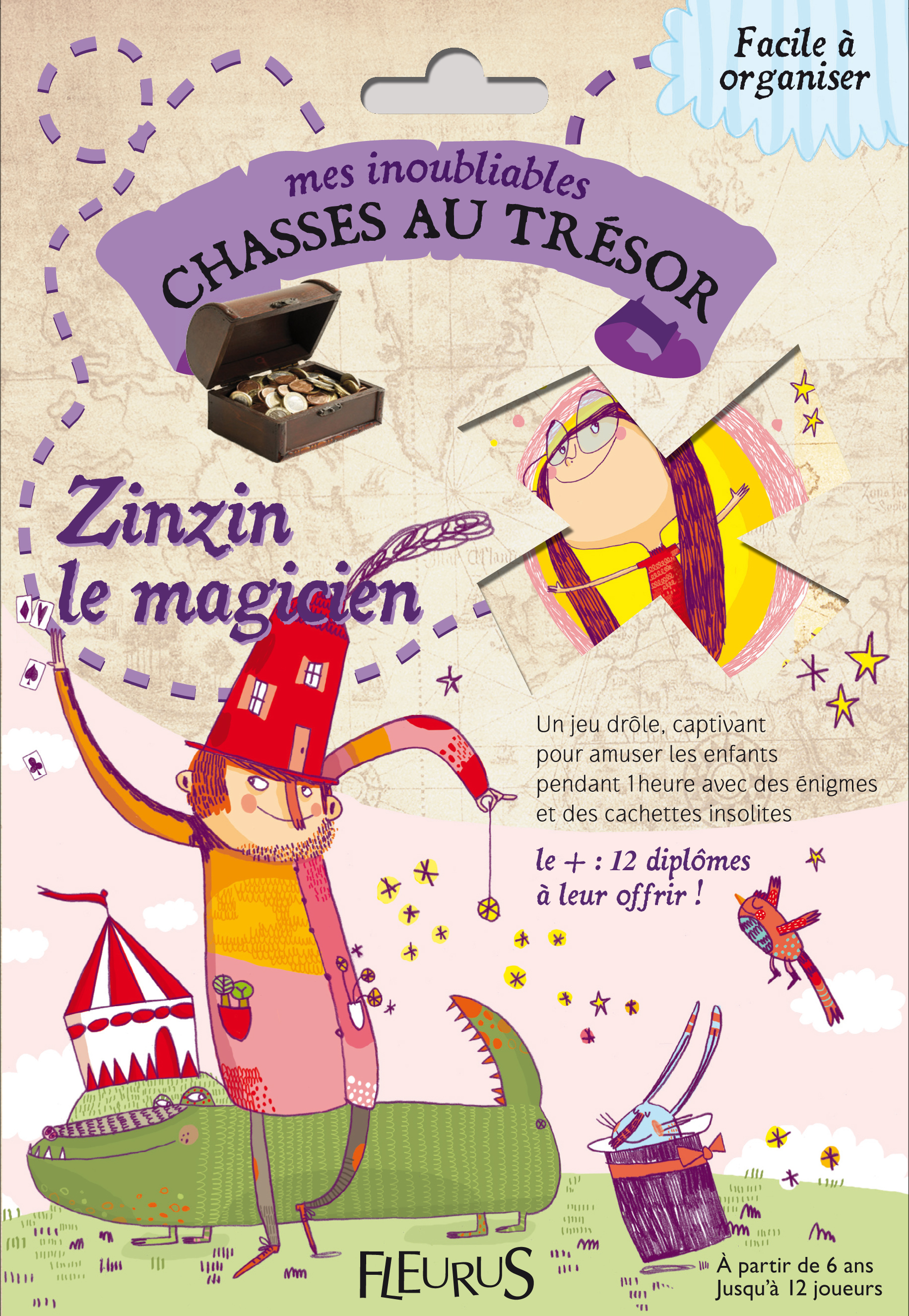 CHASSES AU TRESOR ZINZIN LE MAGICIEN 6-7 ANS
