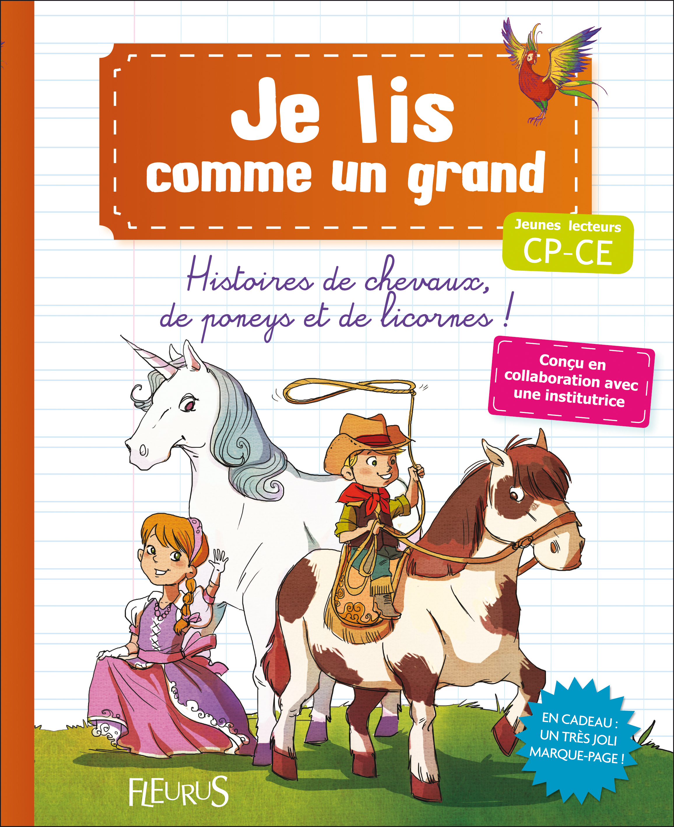 HISTOIRES DE CHEVAUX, PONEYS ET DE LICORNES (+MARQUE-PAGE)