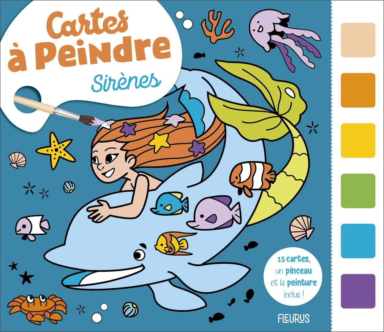 Cartes à peindre - Sirènes