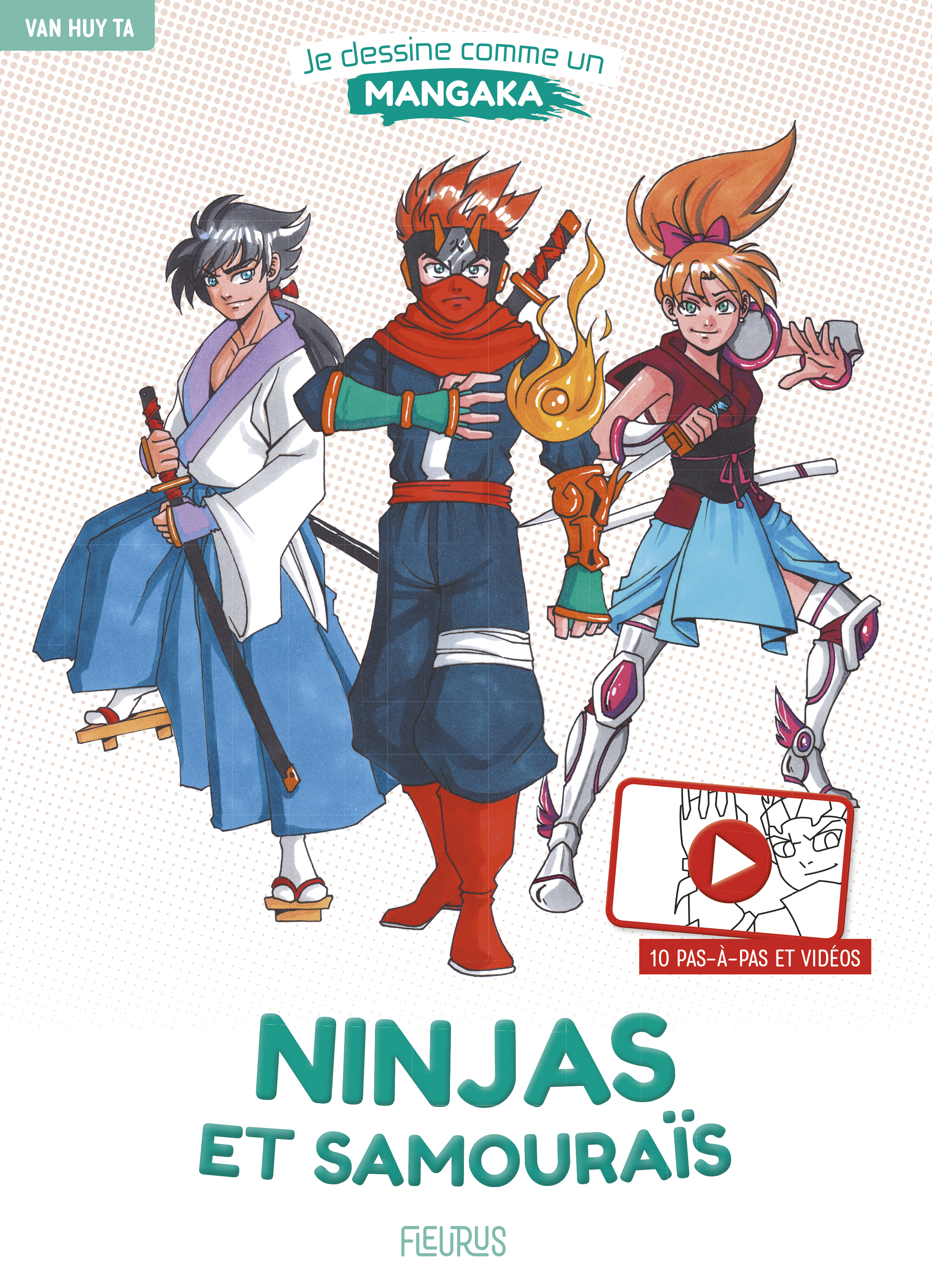 Je dessine comme un mangaka - Ninjas et samouraïs