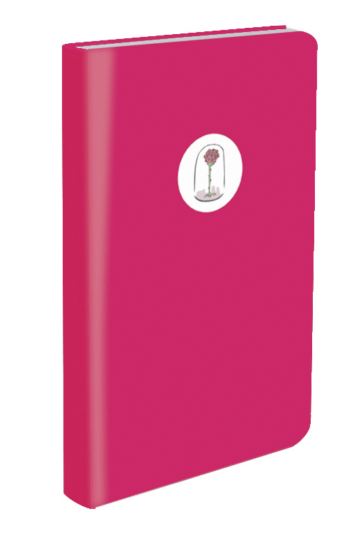 CARNET SIMILI CUIR - FRAMBOISE