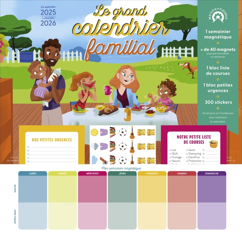 Le grand calendrier familial 2025/2026