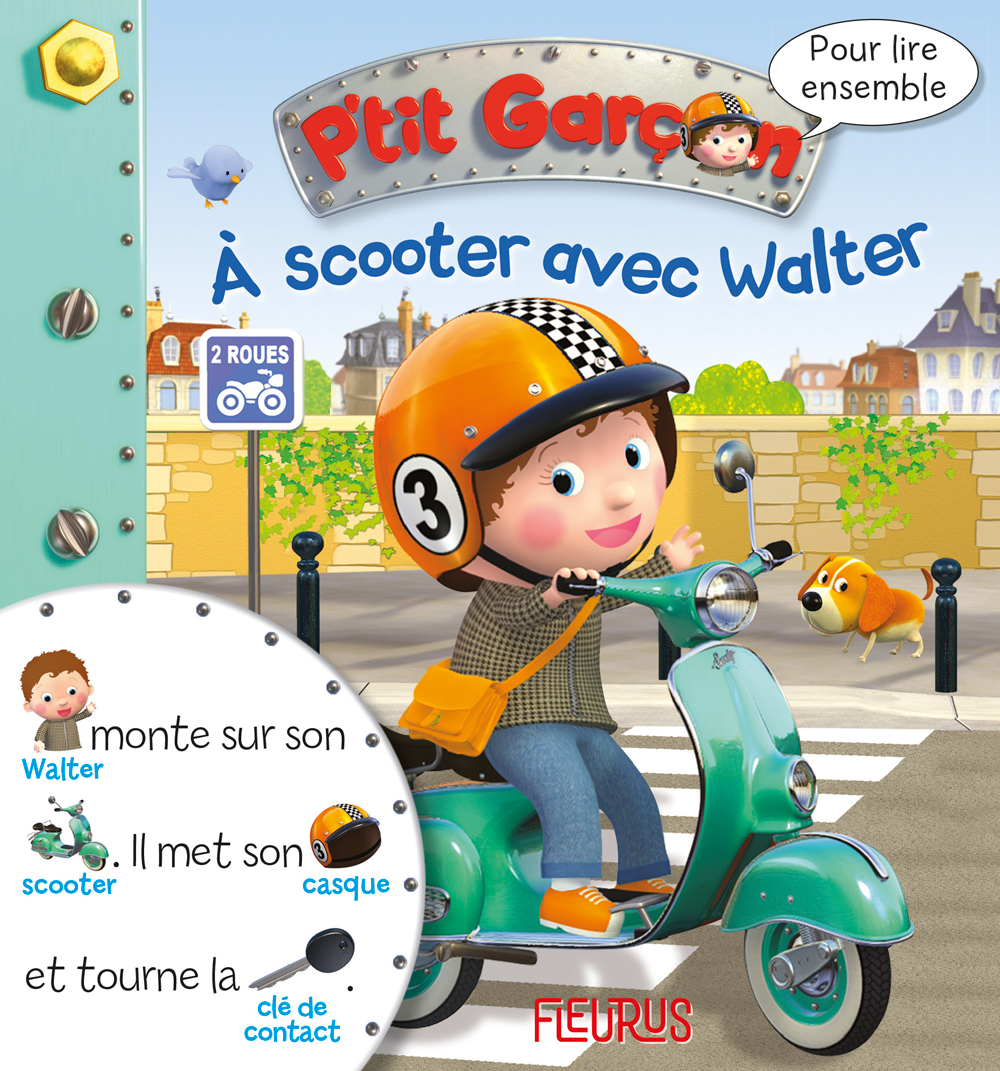 A scooter avec Walter