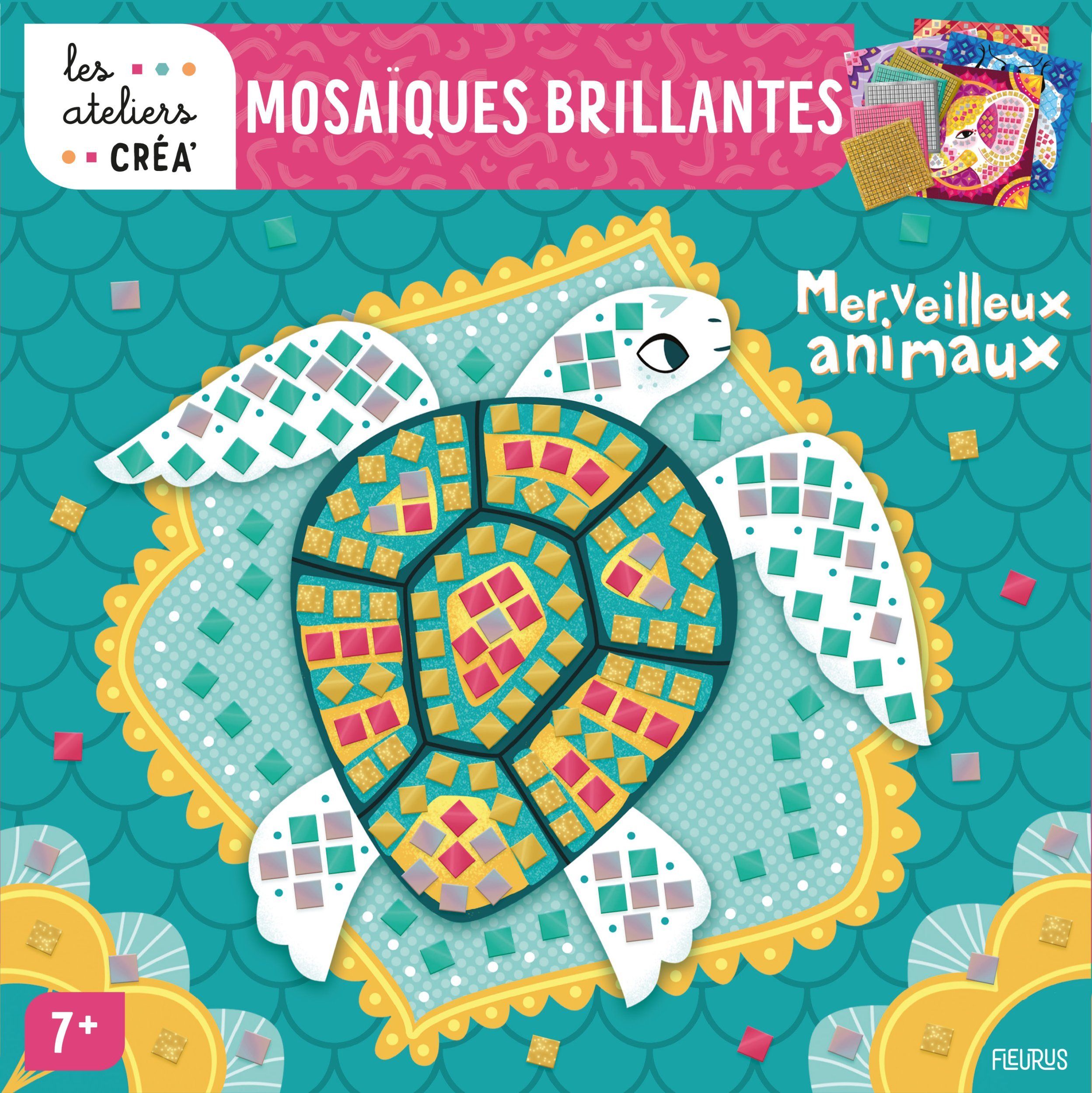 Mosaïques brillantes - Merveilleux animaux