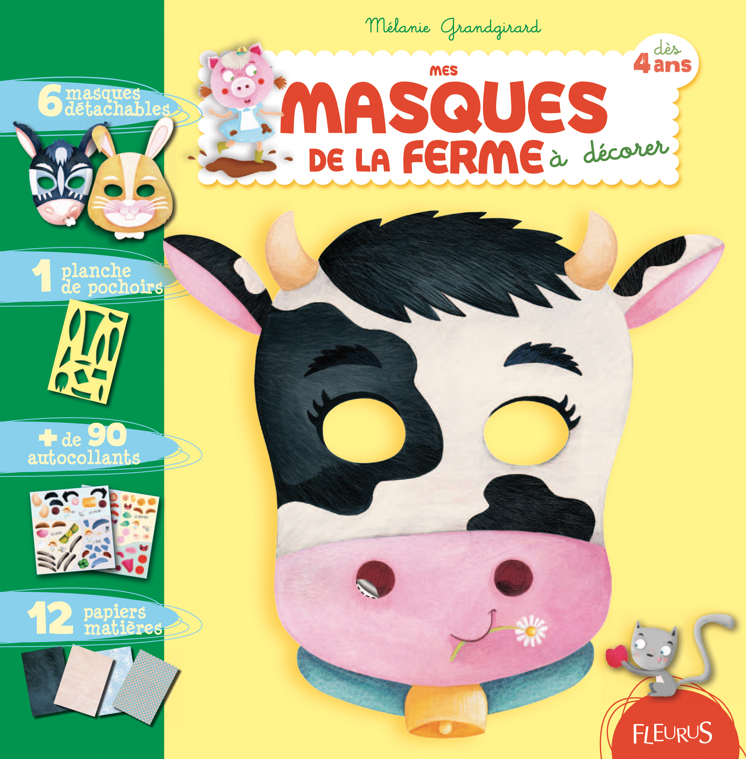 MASQUES DE PAPILLONS ET ANIMAUX DE LA FERME