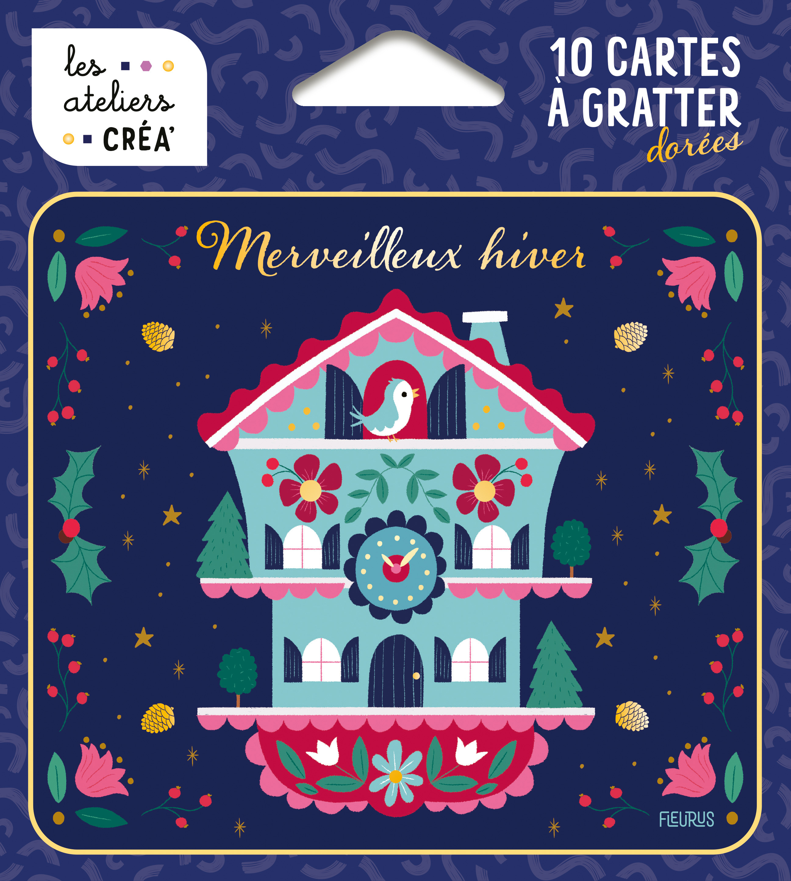 Cartes à gratter   Merveilleux hiver