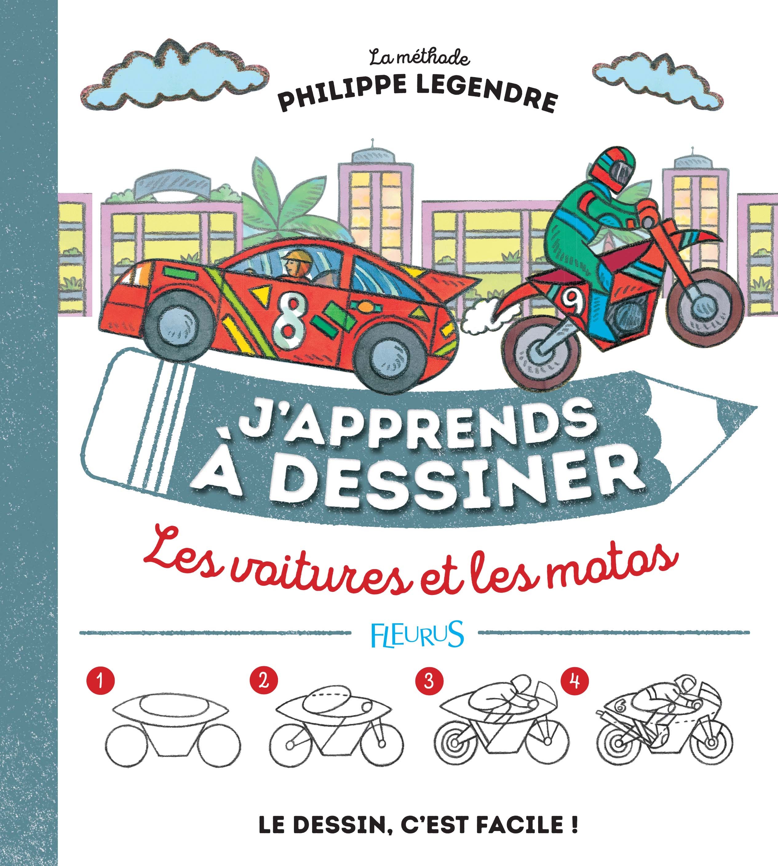 J'apprends à dessiner les voitures et les motos