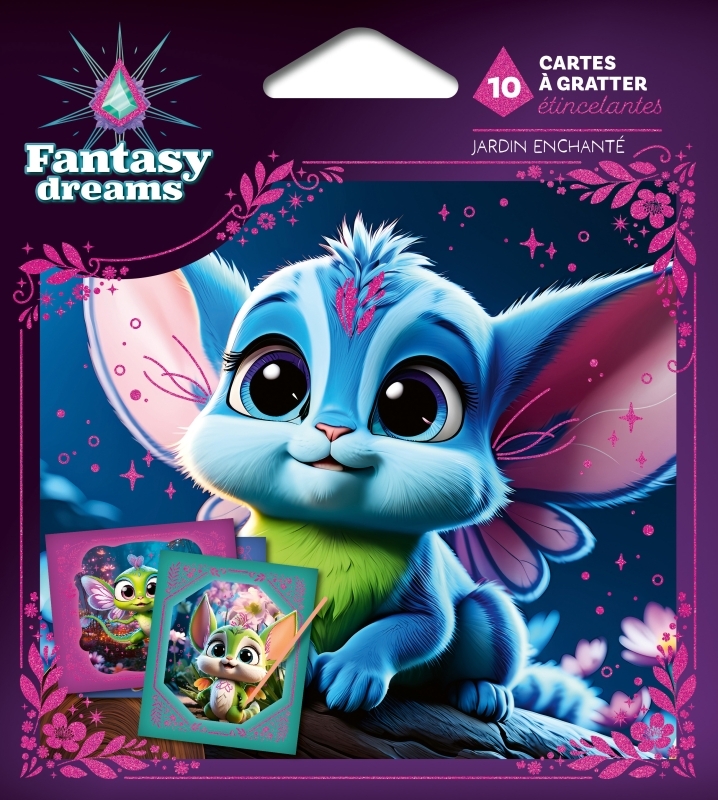 Cartes à gratter étincelantes - Jardin enchanté