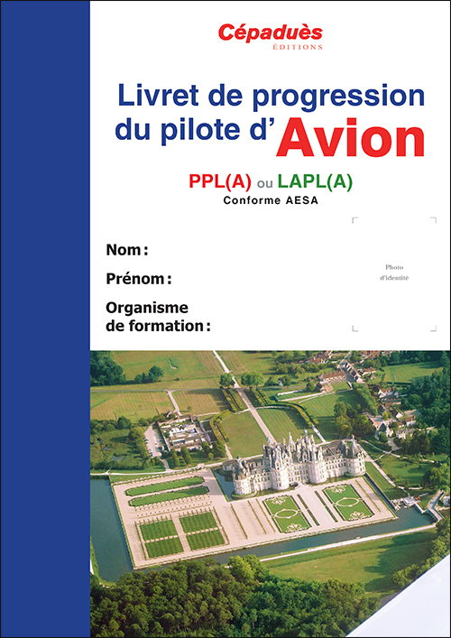 Livret de progression du pilote d'avion