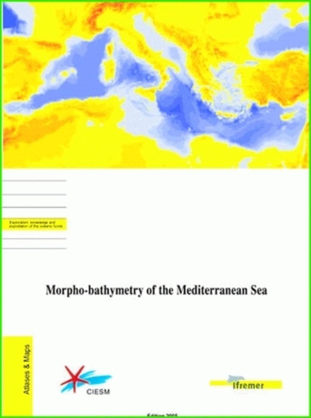 Morpho-bathymetry of the mediterranean sea