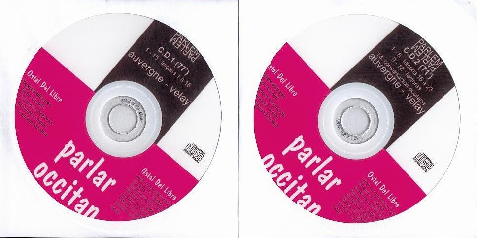 DOUBLE CD PARLAR AUVERGNE-VELAY (2 CD sans le livre)