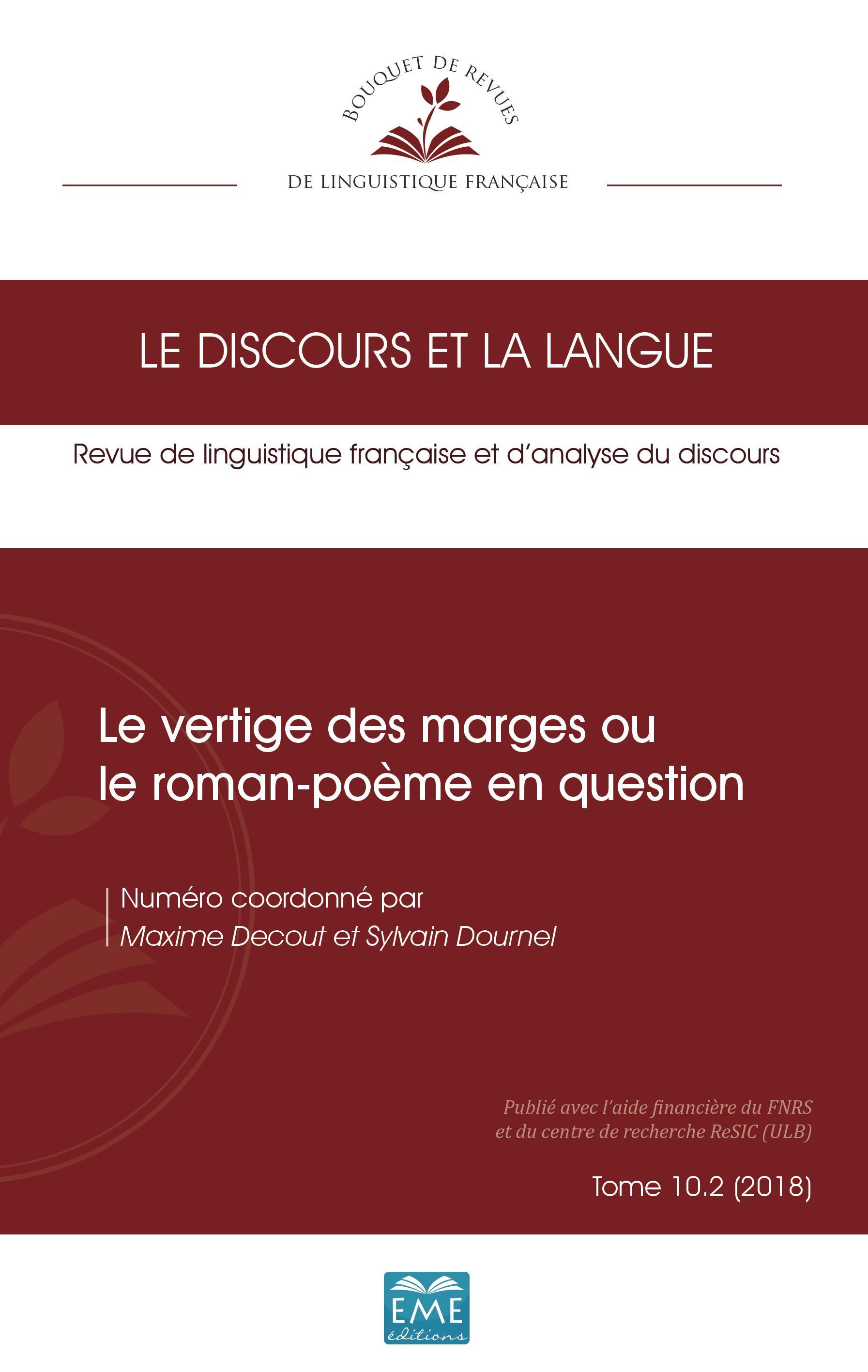 Le discours et la langue