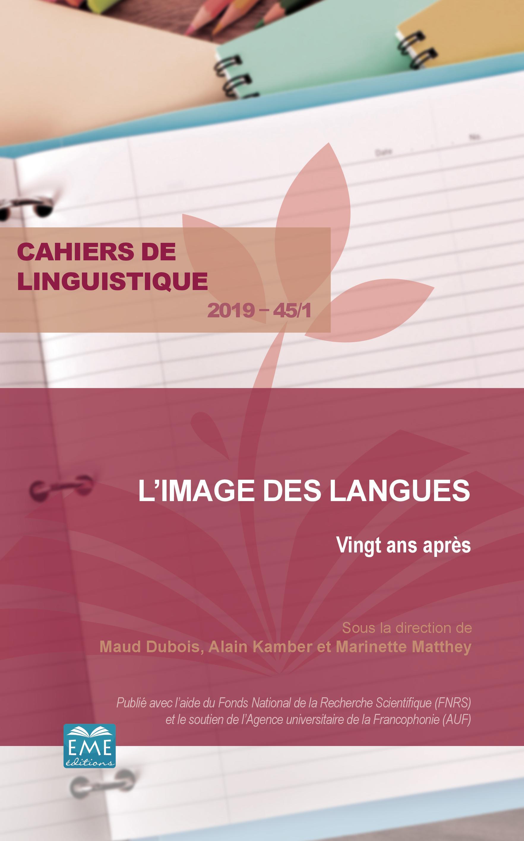 Cahiers de linguistique