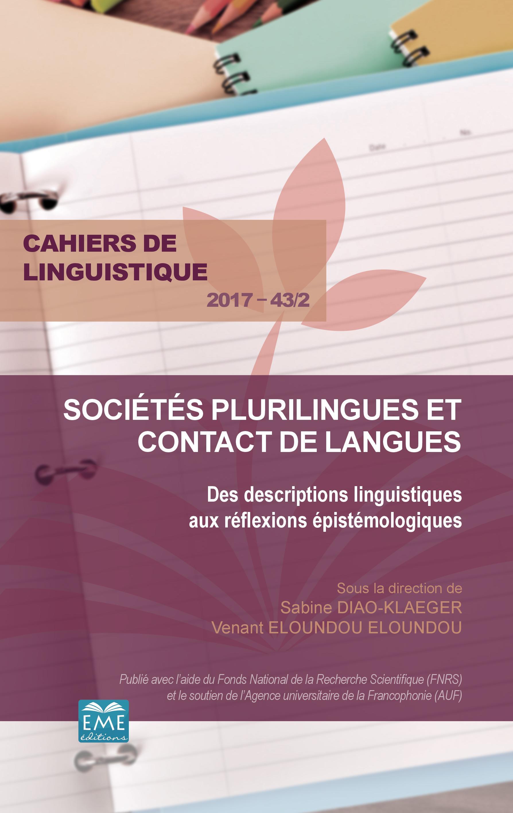 Cahiers de linguistique