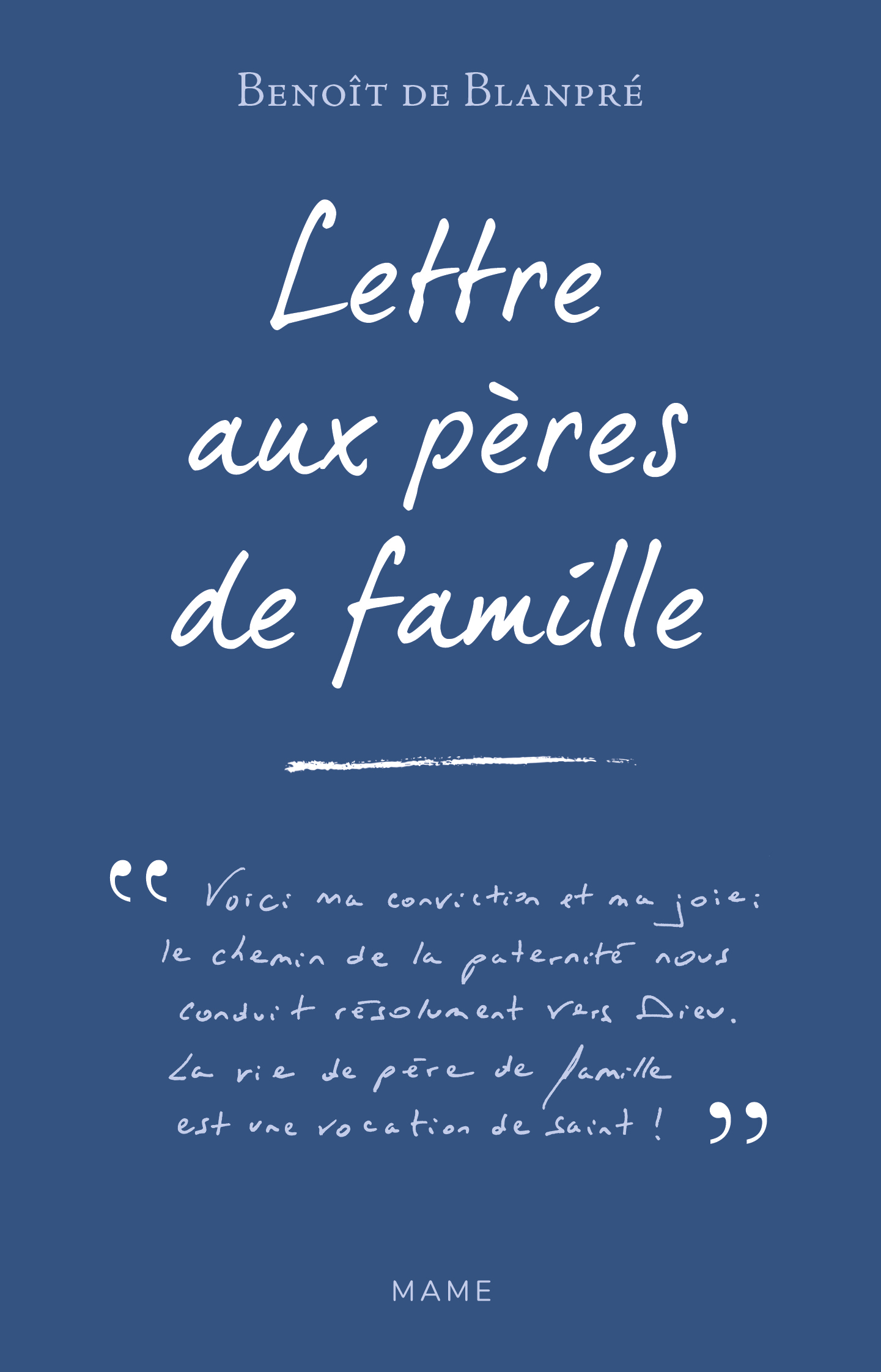 Lettre aux pères de famille