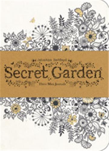 Secret Garden Three Mini Journals /anglais