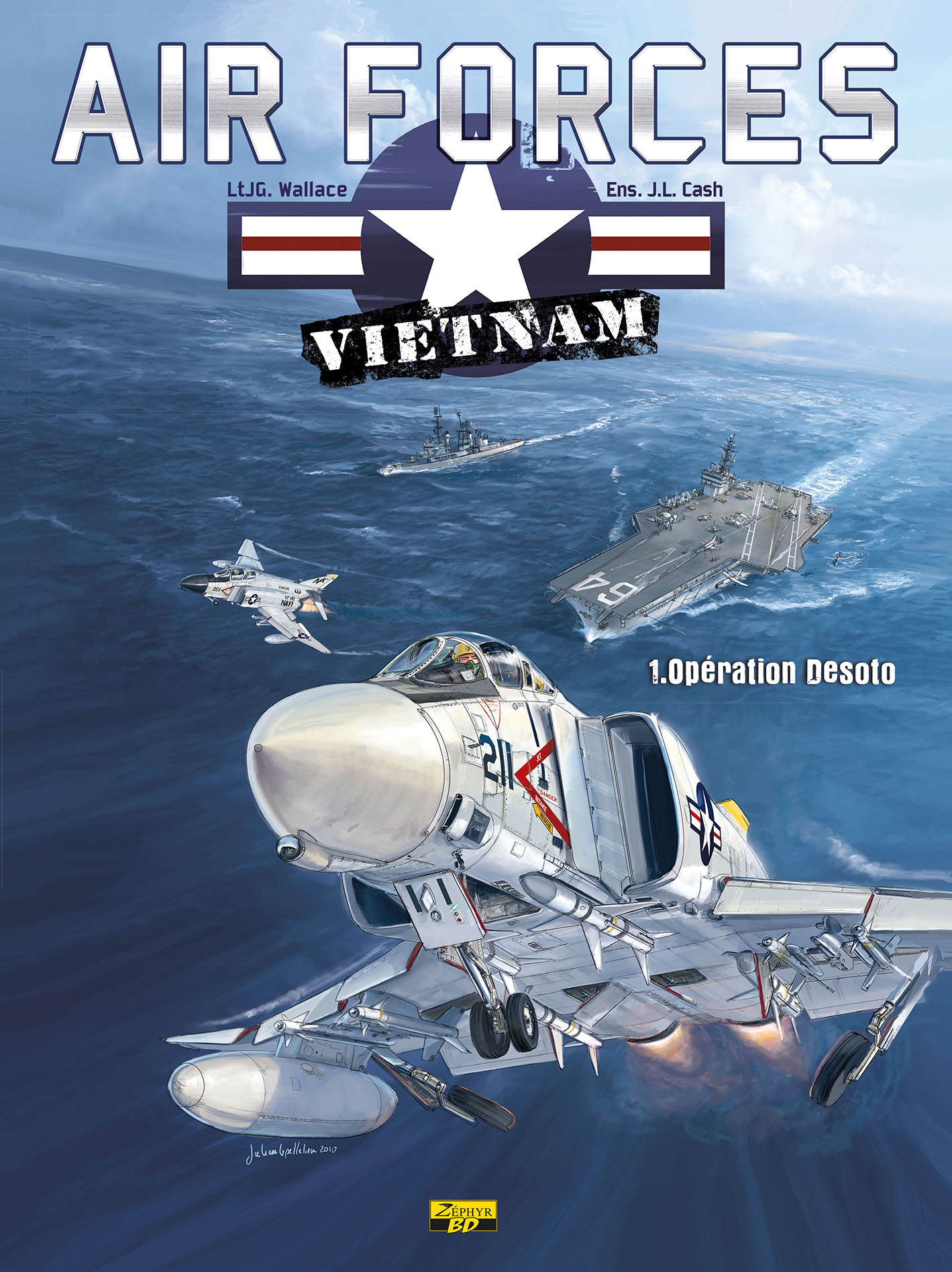 Air Force Vietnam - Tome 1 - Opération Desoto  (Ex-Libris)