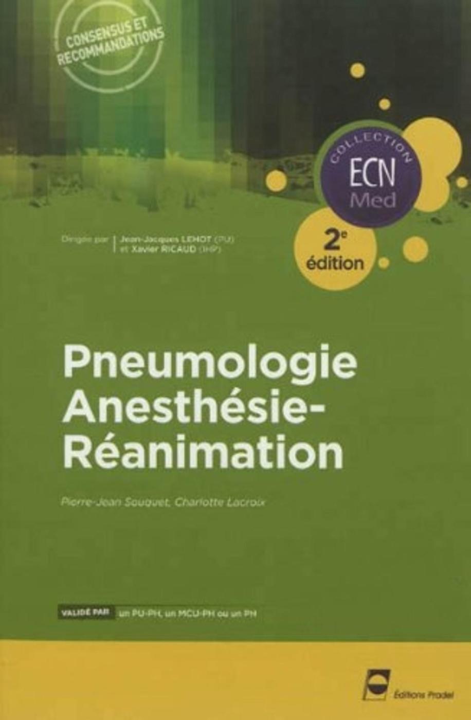 PNEUMOLOGIE ANESTHESIE REANIMATION