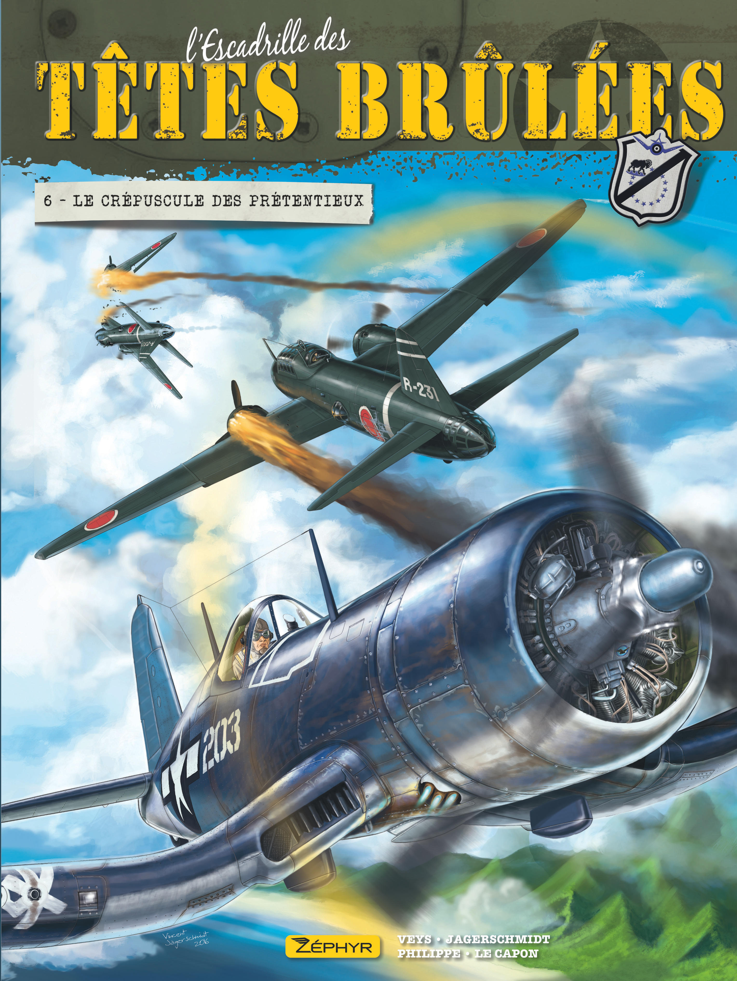 L'Escadrille des Têtes Brûlées - Tome 6 - Le crépuscule des prétentieux