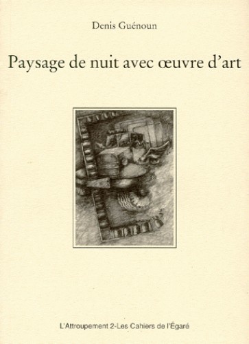 Paysage de nuit avec oeuvre d'art