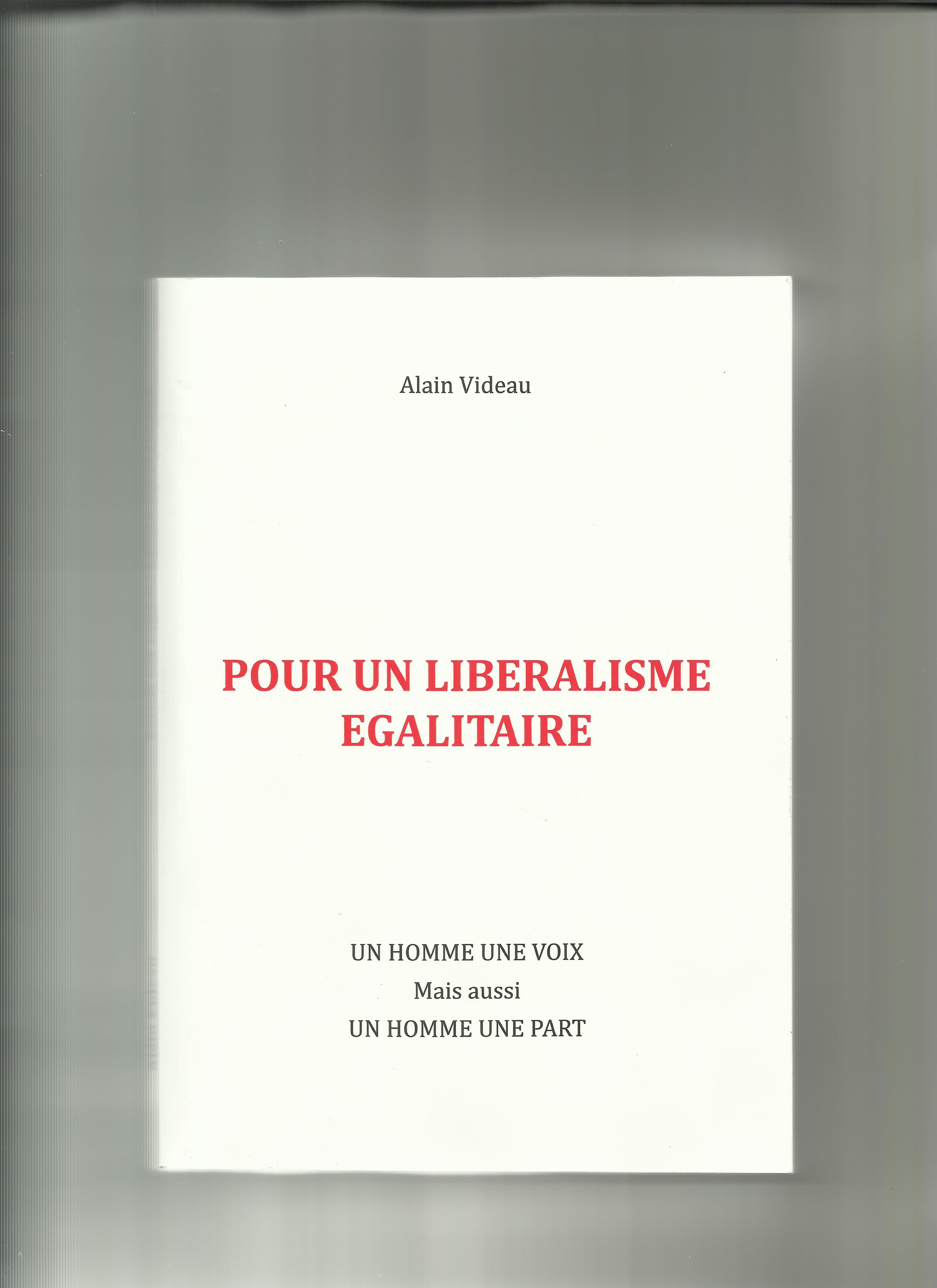 Pour un libéralisme égalitaire