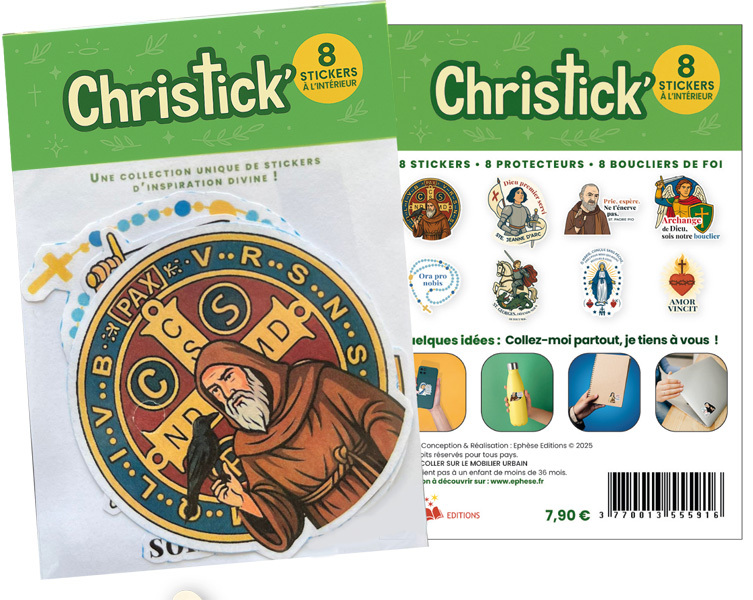 8 Stickers Spécial Protection et la Défense Spirituelle