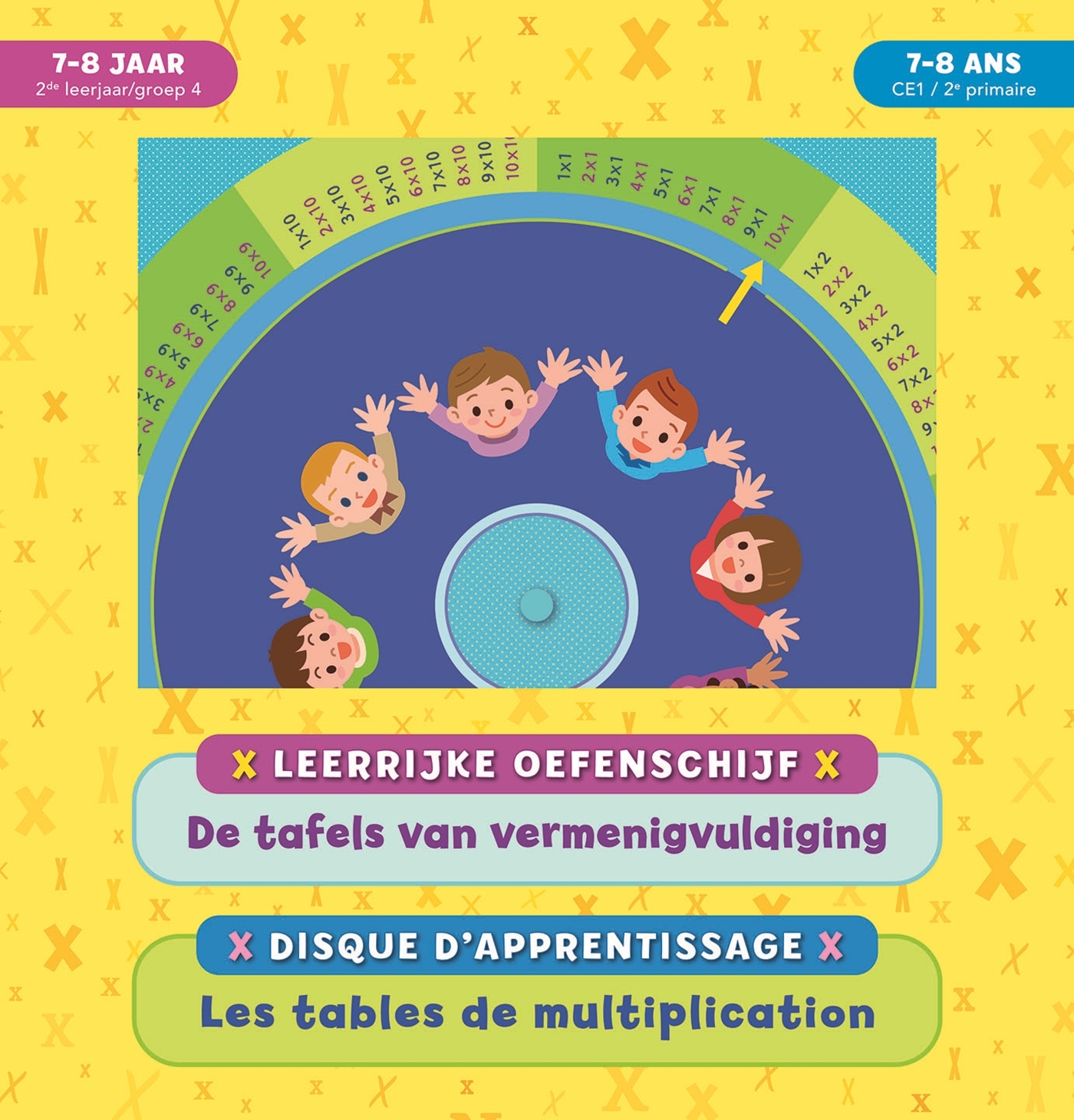 DISQUE D'APPRENTISSAGE - LES TABLES DE MULTIPLICATION (7-8 A)