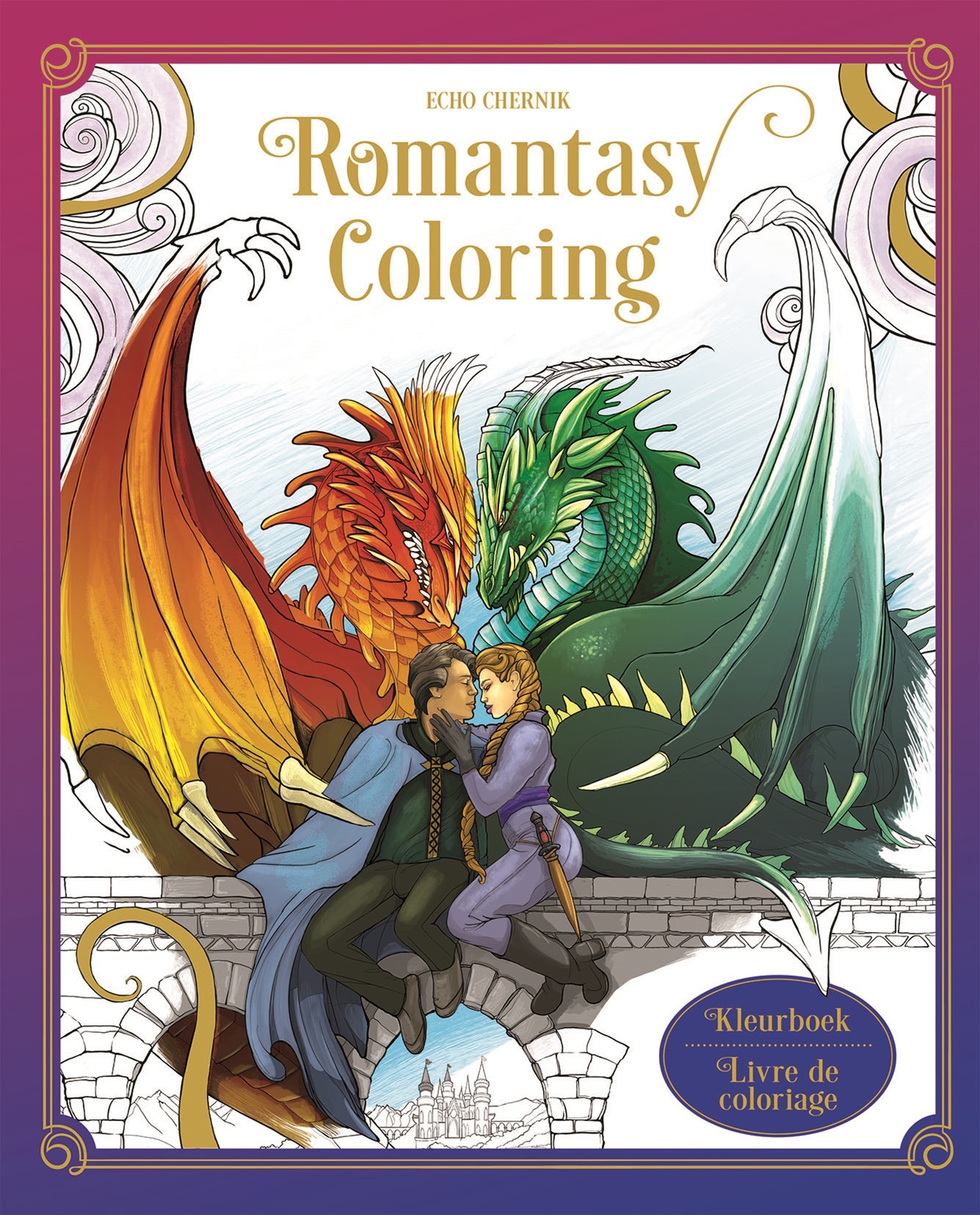 Romantasy Coloring Livre de coloriage