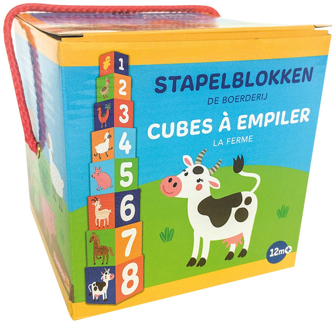Cubes à empiler - La ferme (+ 12 m)
