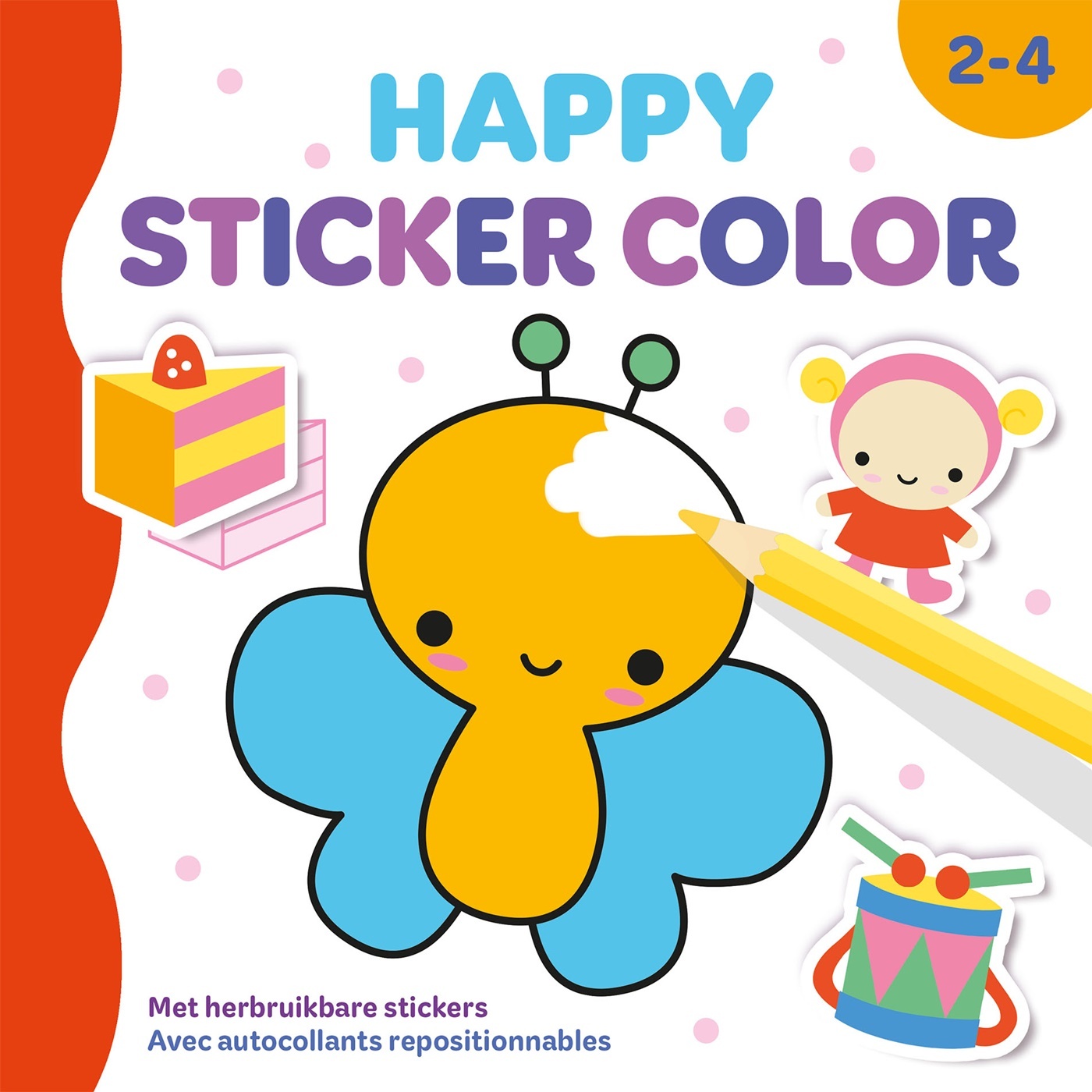 Happy Sticker Color
