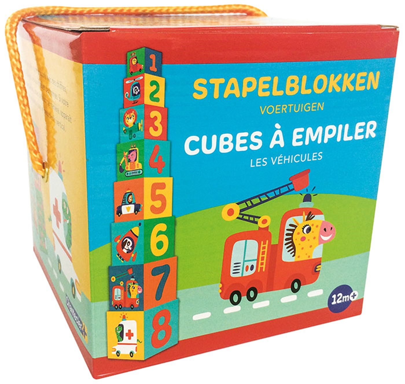 Cubes à empiler - Les véhicules (+ 12 m)