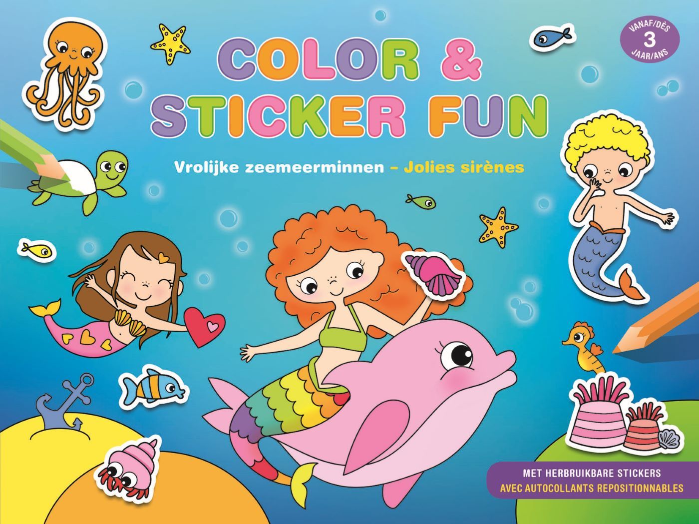 COLOR STICKER FUN JOLIES SIRENES